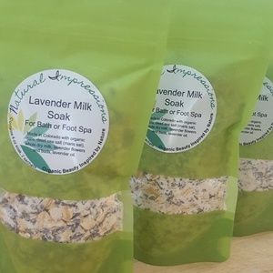 Lavender Milk Soak - For Bath or Foot Spa - 4oz